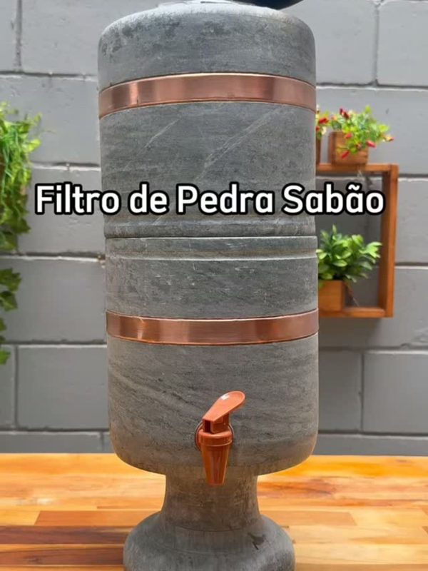 Filtro de pedra-sabão